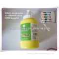 500ml ceramic craft paint, bright colour acrylic paint, fast drying acrylic paint, EN71-3,EN71-9